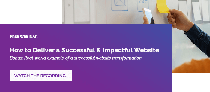 Impactful Website Webinar - Blog Banner Image